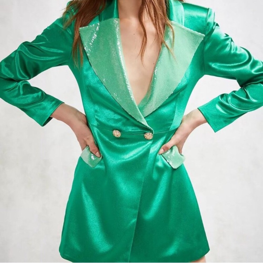 Bronx & Banco Gigi Bridal Blazer Emerald XS